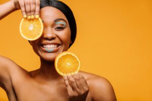 régime alimentaire saine et la diminution des rides du visage